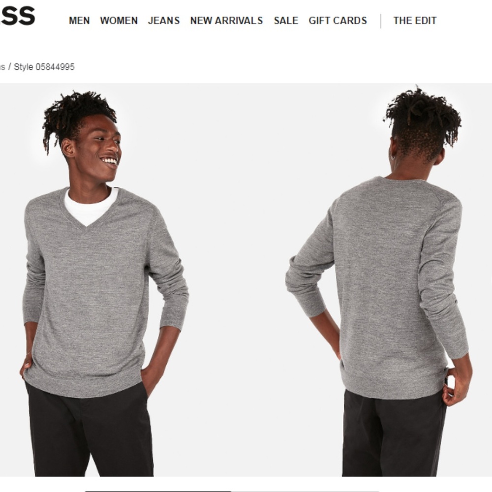 Express Merino Wool-Blend Sweater